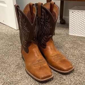 Ariat Two-Tone Brown Western Boots